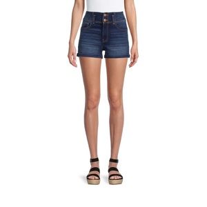 Juniors’ Corset Denim Shorts from No Boundaries